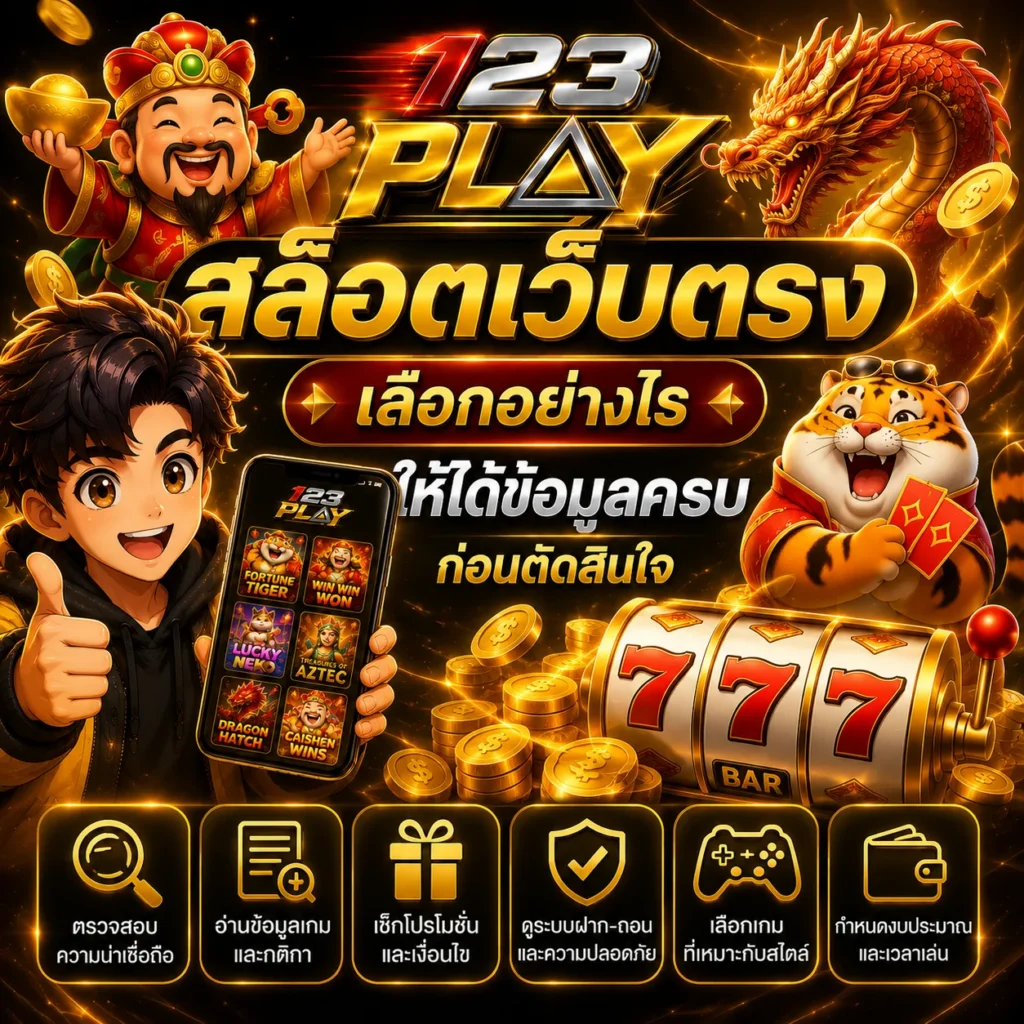 123play เลือกอย่างไรให้ได้ข้อมูลครบ